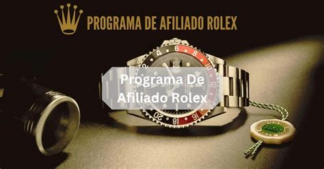 programa afiliados rolex|Página Oficial de Rolex.